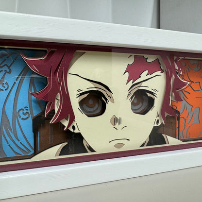 Nouveau Anime Tanjiro Boîte lumineuse Demon Slayer