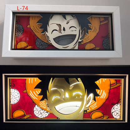 Boîte lumineuse Smile Luffy Anime One Piece
