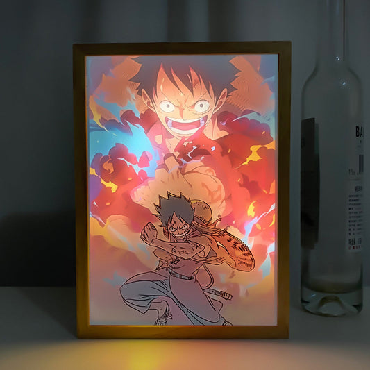 Cadre lumineux LED Luffy