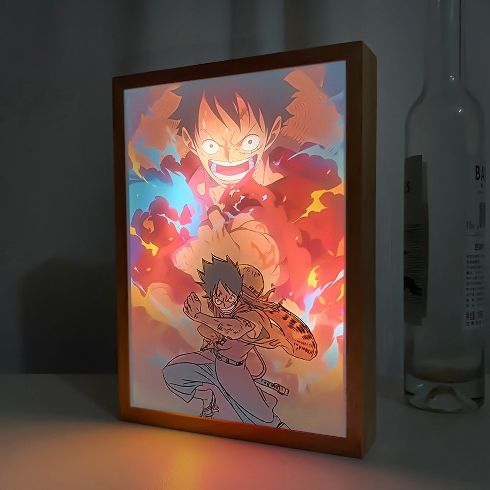 Cadre lumineux LED Luffy