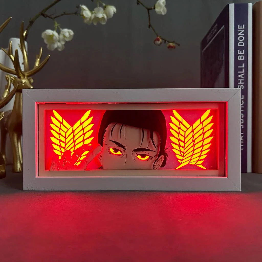 Attack On Titan Eren Yeager LightBox - LightBox Anime Store