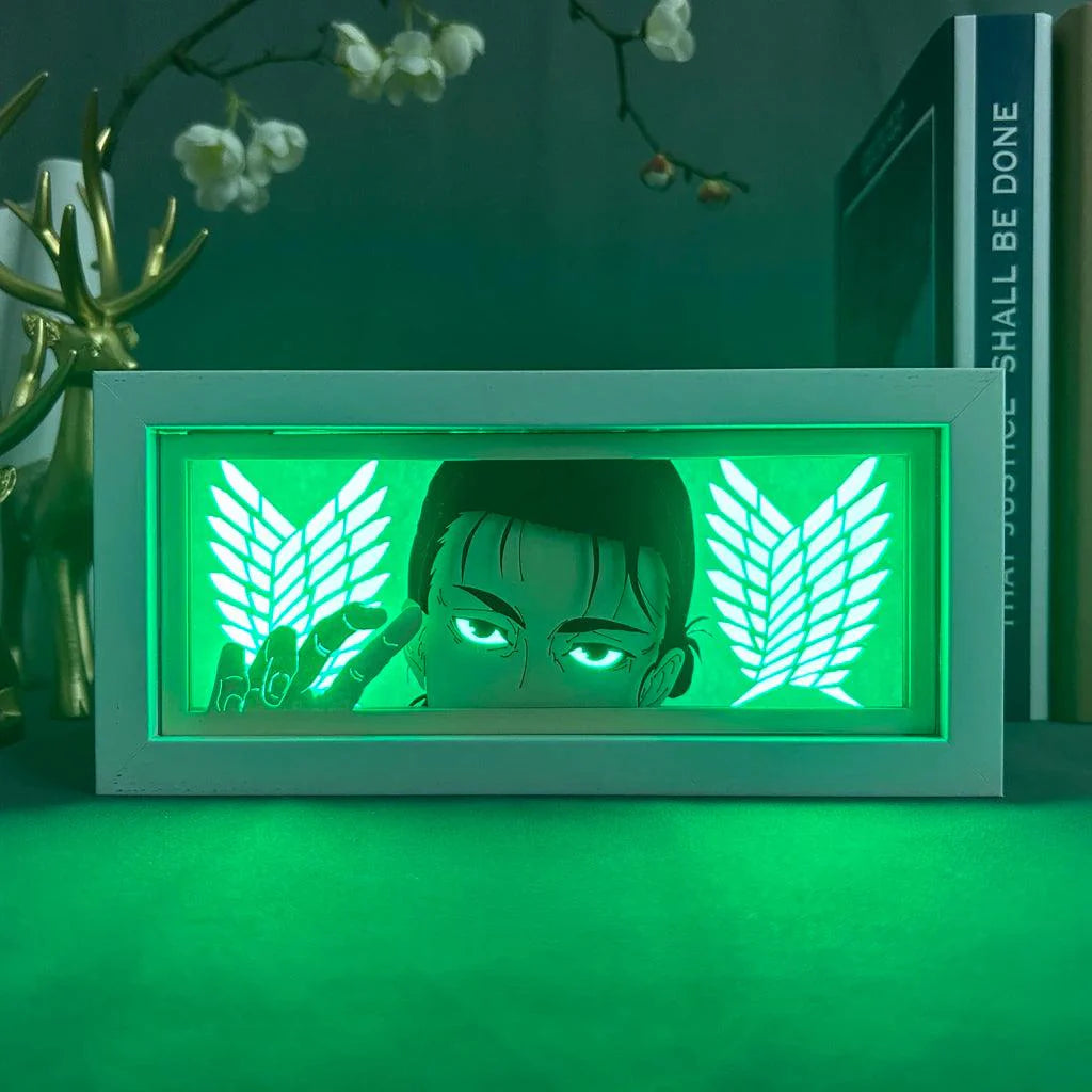 Attack On Titan Eren Yeager LightBox - LightBox Anime Store