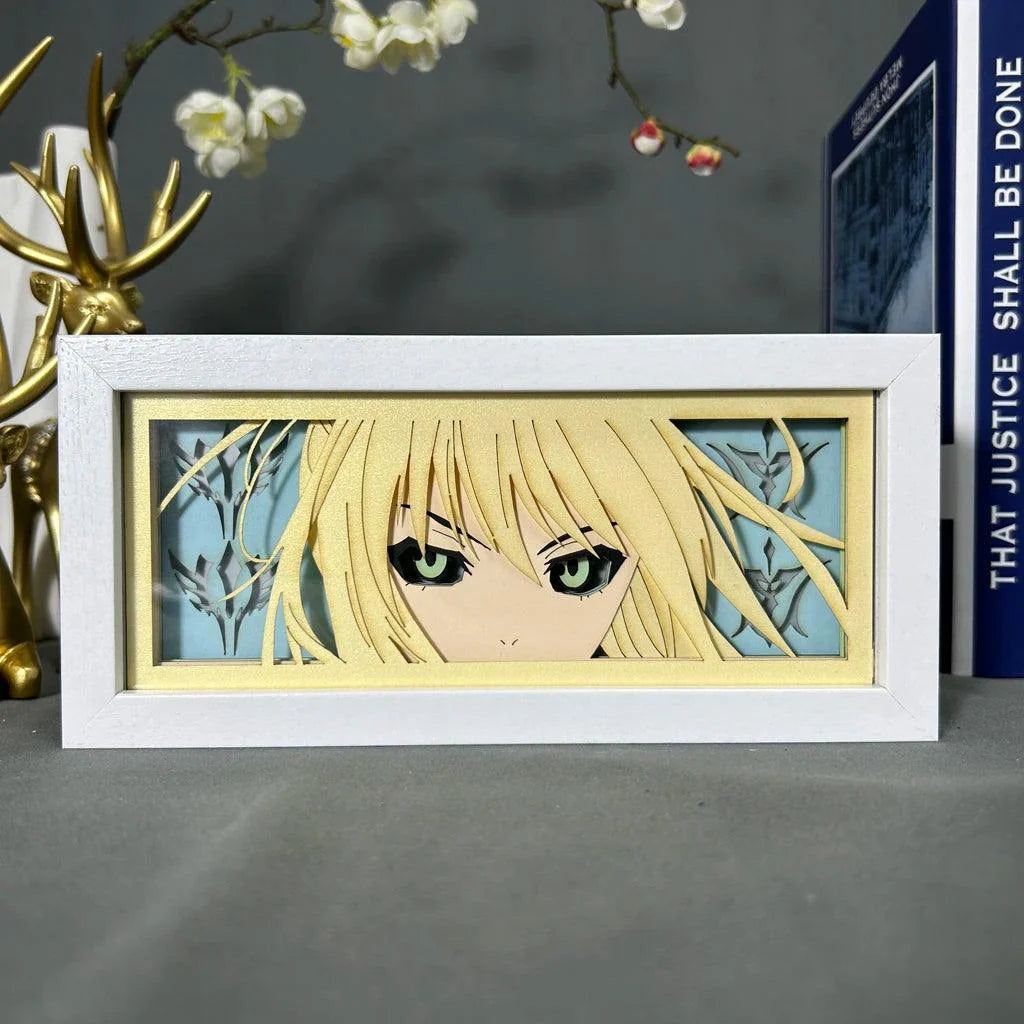 Fate Stay Night Saber LightBox - LightBox Anime Store