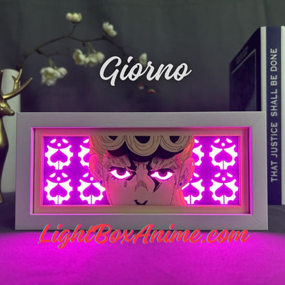 Jojo's Bizarre Adventure Giorno LightBox - LightBox Anime Store