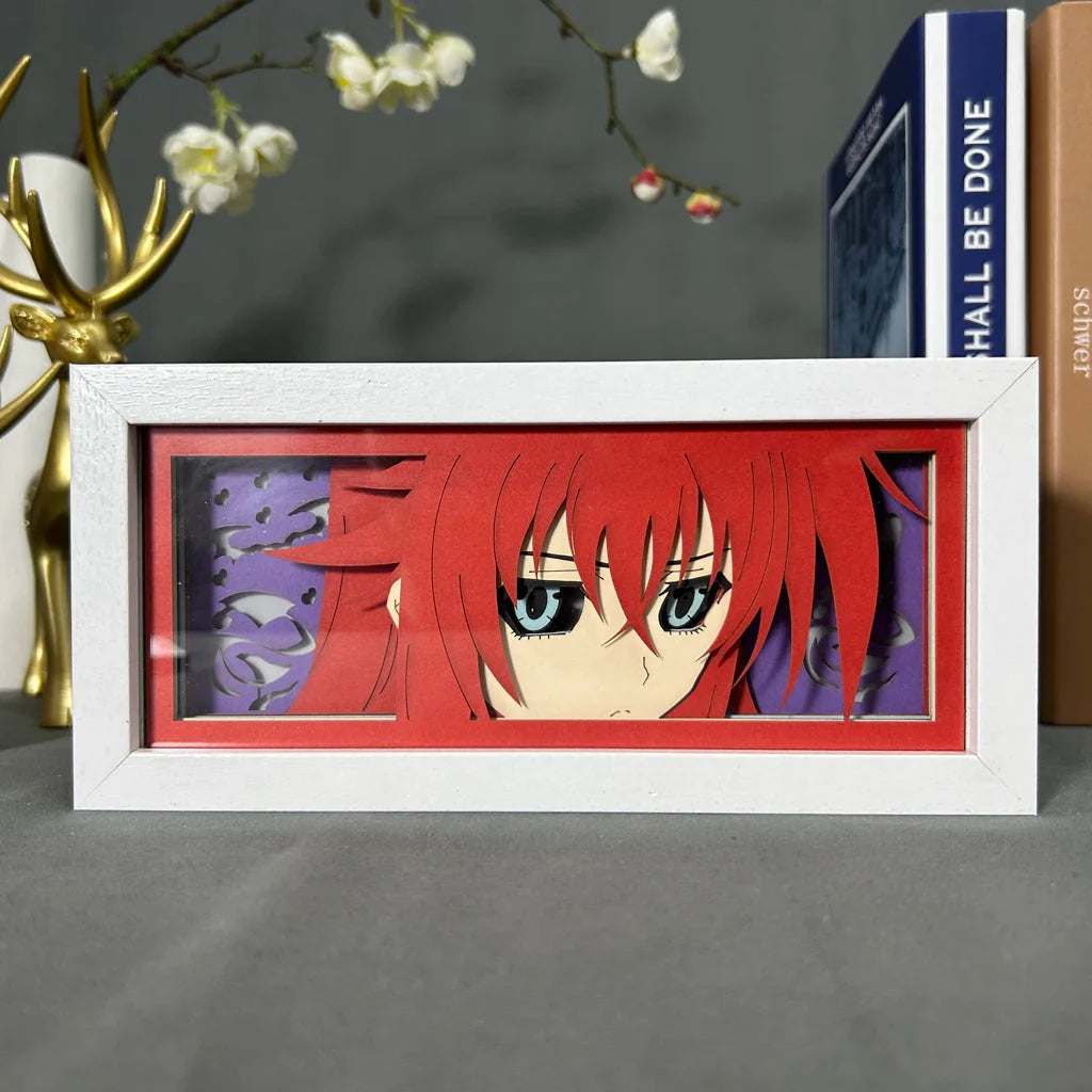 High School Dxd Rias Gremory LightBox - LightBox Anime Store