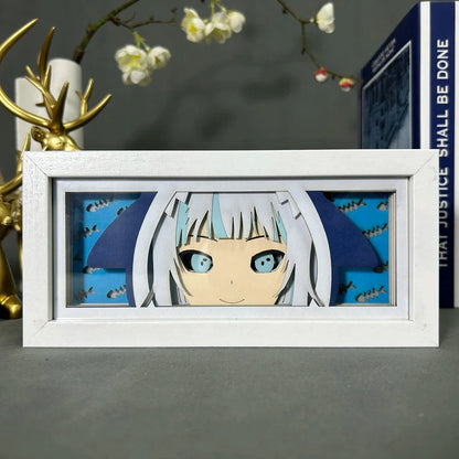 Hololive Gawr Gura LightBox - LightBox Anime Store