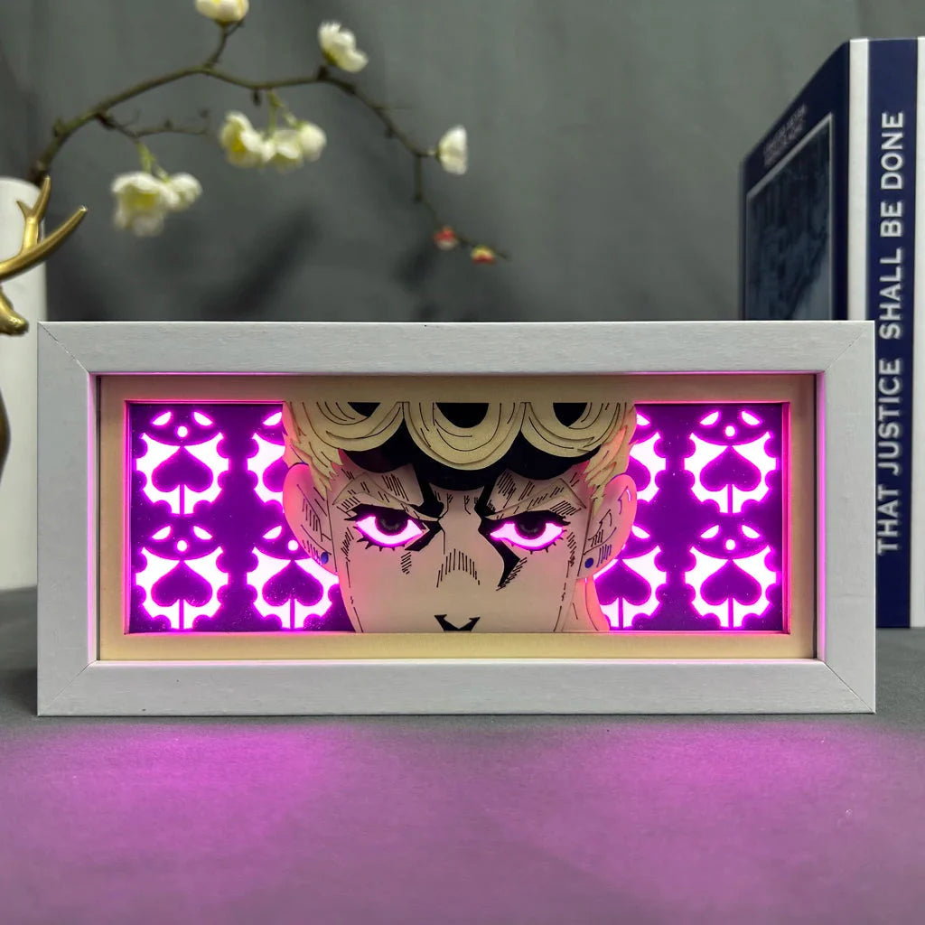 Jojo's Bizarre Adventure Giorno LightBox - LightBox Anime Store