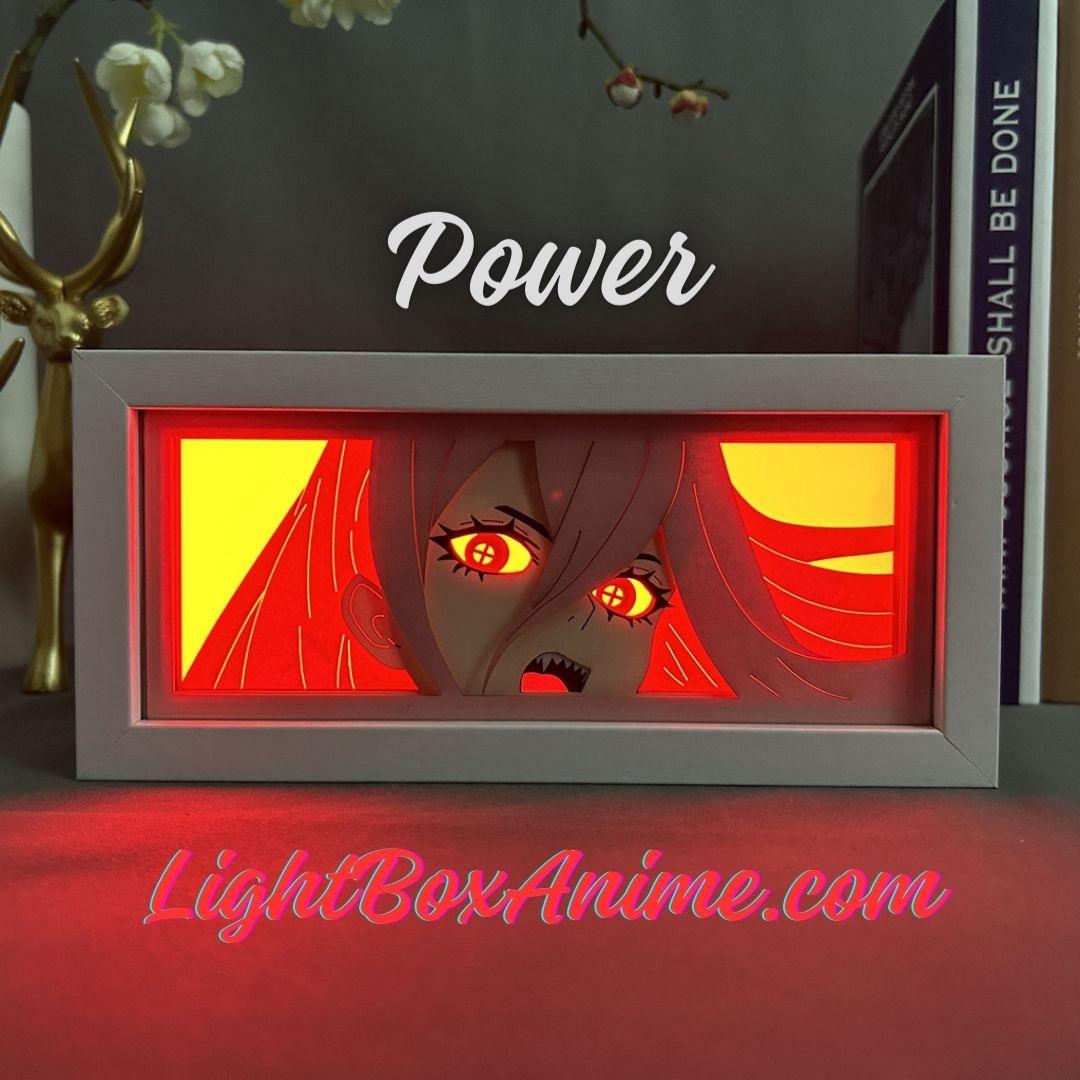 Chainsaw Man Power Lightbox - LightBox Anime Store