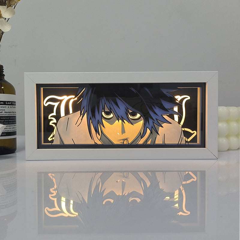 L Thinking Boîte lumineuse Anime Death Note