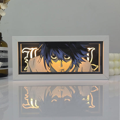 L Thinking Boîte lumineuse Anime Death Note